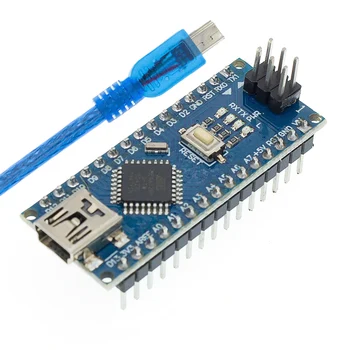 

10PCS Nano With the bootloader compatible Nano 3.0 controller for arduino CH340 USB driver 16Mhz Nano v3.0 ATMEGA328P