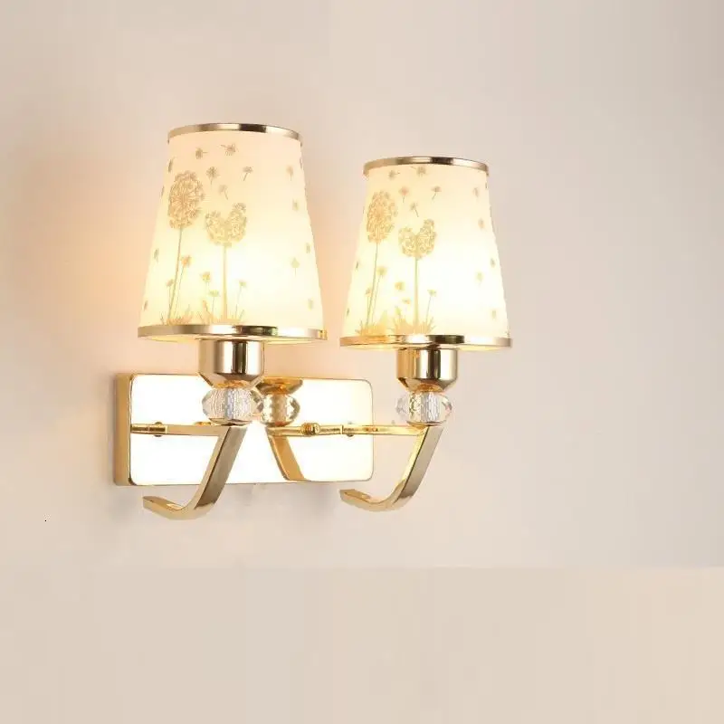 Лестница зеркало Luminaria де Parede Wandlamp Aplique Luz сравнению для дома кристалл аппликация Murale настенный светильник спальня свет