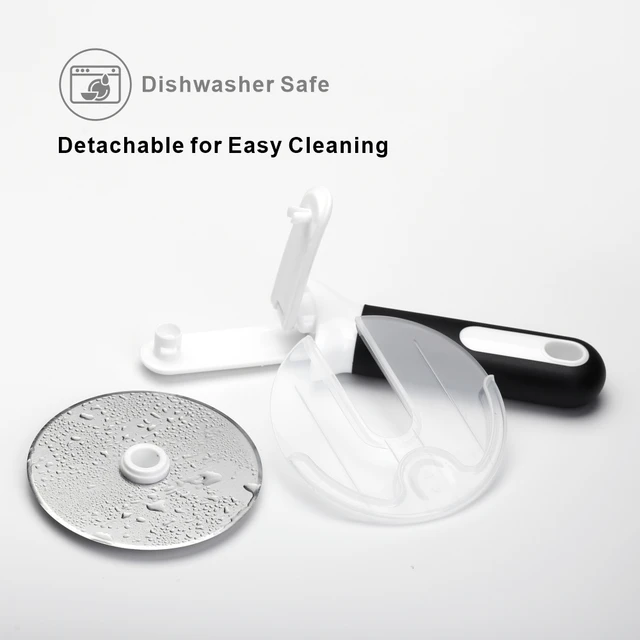 Rozsdamentes Acél Pizzavágó, Pizzakerék Szeletelő ， Torta Kenyér Pite Kerek Kés Ason A Konyha Vágás - Image 2