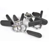 2pcs 24/25/28mm Spinlock Collars Barbell Collar Lock Dumbell Clips Clamp Weight lifting Bar Gym Dumbbell Fitness Body Building 1