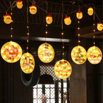 

1.5x0.65m Christmas 5 LED String Hanging Lights Room Lights Color Curtain Window Decor USB 5v Hanging Xmas