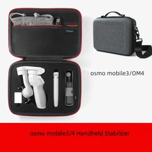 جراب مثبت محمول لـ DJI OM 3/4 ، حقيبة تخزين محمولة ، حقيبة واقية EVA ، حقيبة حمل ، ملحقات DJI Osmo Mobile 4