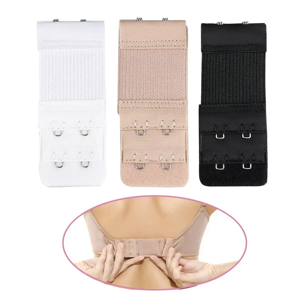 

5pcs Ladies 2 Hook Bra Extender Soft Bra Extension Strap Women Elastic Adjustable Bra Extension Strap Women Bra Set Accessories