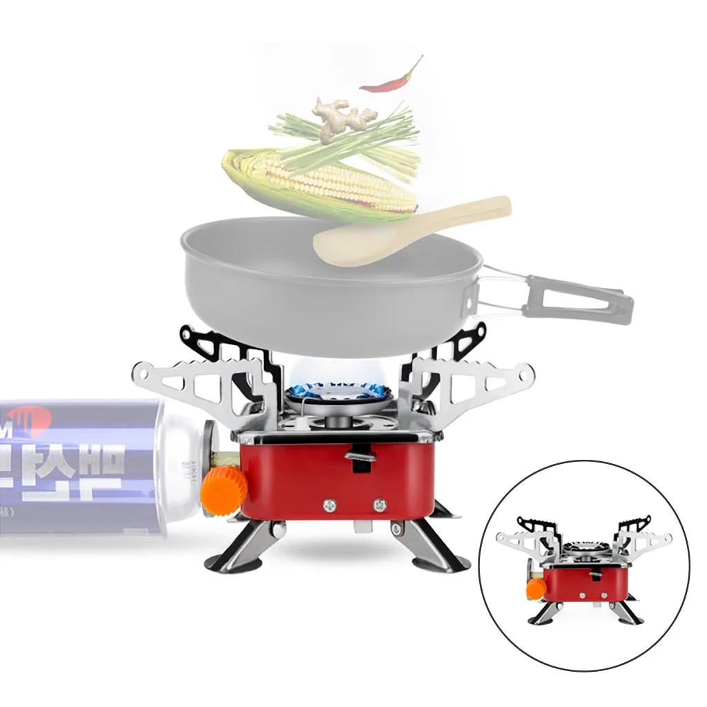 Camping Gas Stove Backpack with Convenient Piezo Ignition Durable &amp Portable Burner |