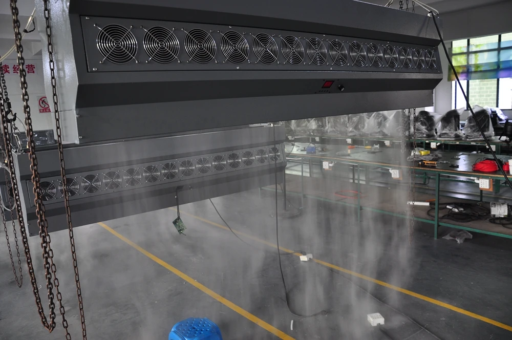 Gigertop 3D подвесной противотуманный экран машина Flightcase Пакет вентилятор водяной туман занавес видео Phto Логотип Играть занавес свет