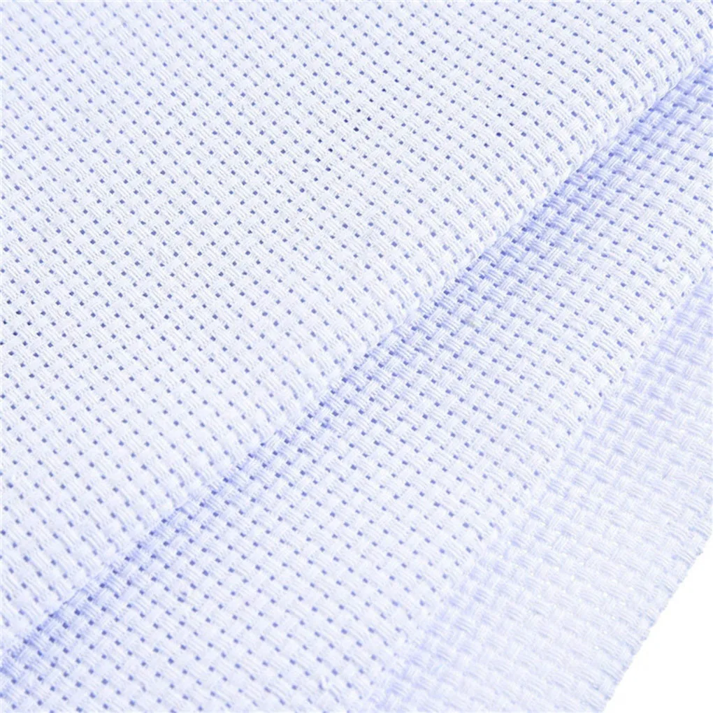 Cross Stitch Fabric 11CT/14CT Cotton Cloth 30x30CM DIY Cross Embroidery White/Black Handcraft Supplies