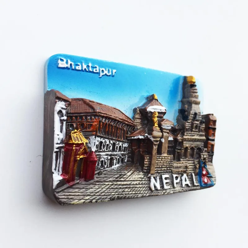 Nepal  Landscape Fridge Magnets Souvenir Nepal Scenic Spots Decorative 3d Resin Crafts Home Decor Gift Ideas Asia Tourist