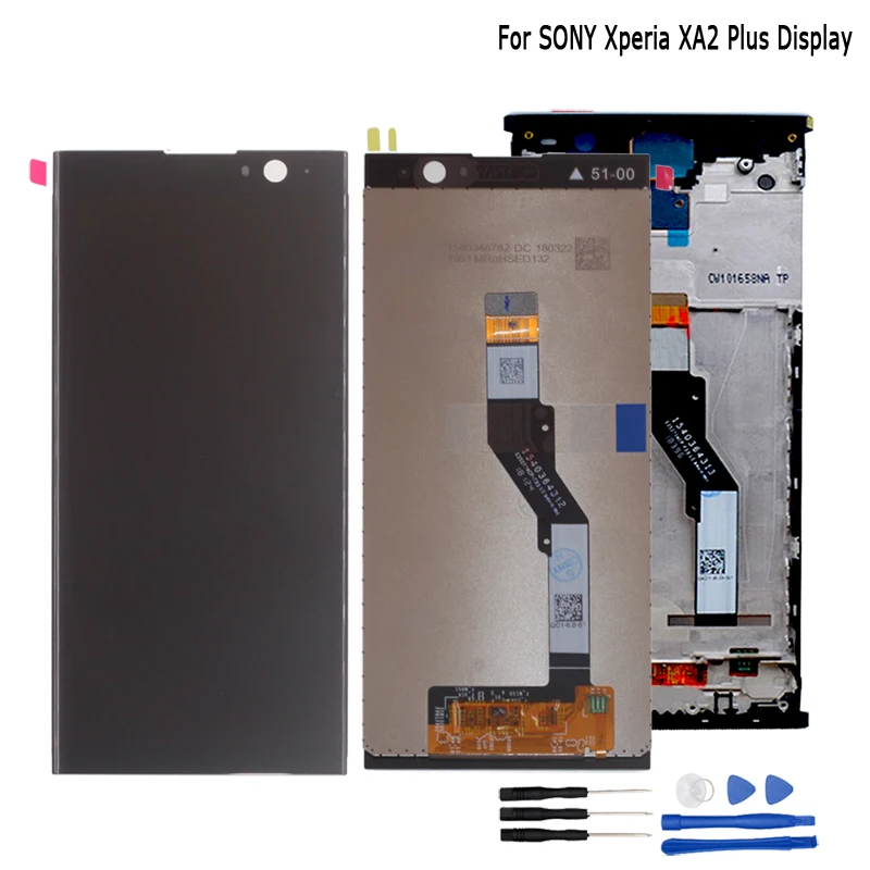 ЖК-дисплей для SONY Xperia XA2 Plus с сенсорным экраном и дигитайзером в сборе запасные
