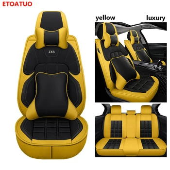 

Full Coverage Eco-leather auto seats covers PU Leather Car Seat Covers for nissan terrano 2 tiida versa x-trail t30 t31 t32 car