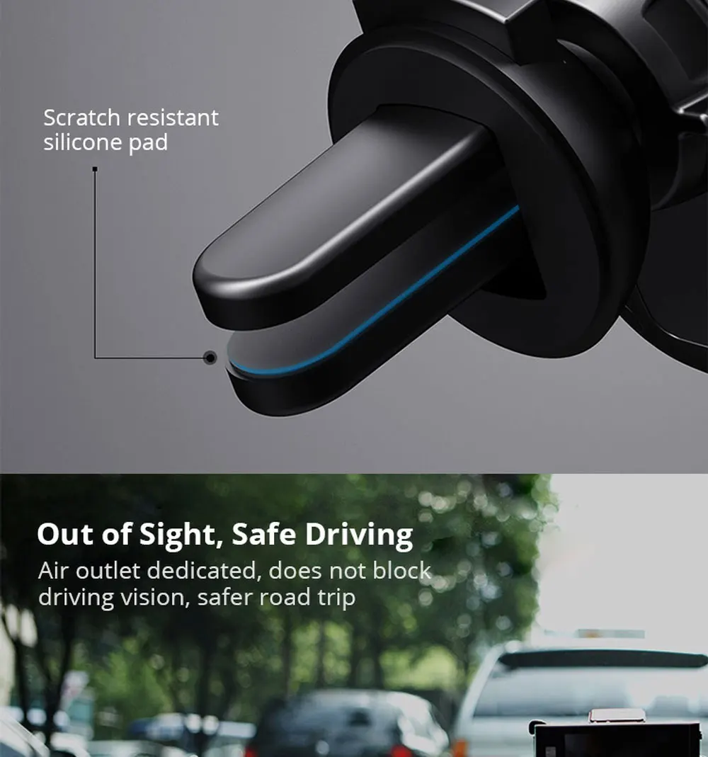 10W Qi Wireless Car Charger for IPhone Xs X Samsung S10 S9 Millet Fast Wireless Automatic Fastening Car Phone Charging Stand
