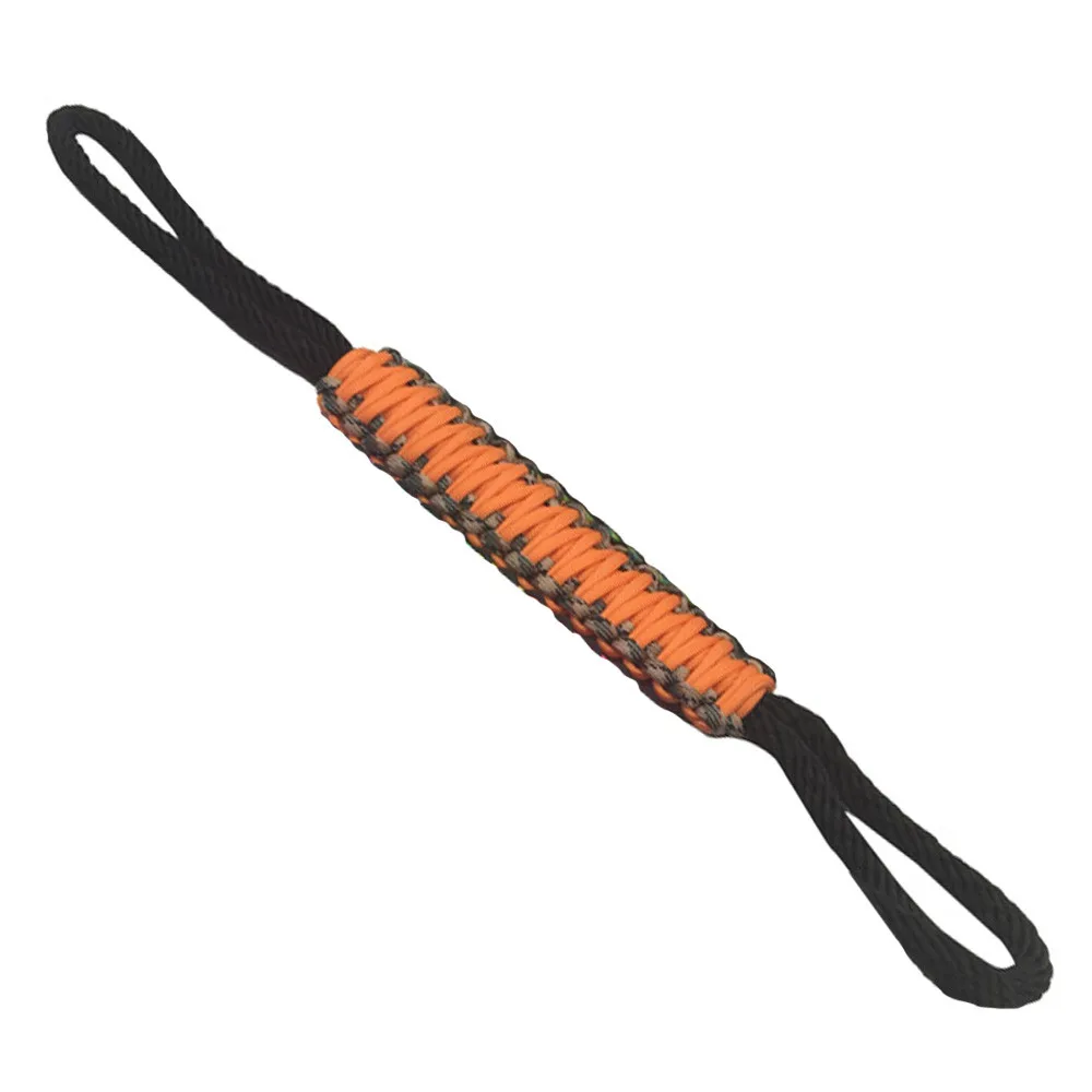 Оранжевый Открытый туристическое снаряжение Paracord ручка ручной работы для 30 унций Yeti Ritc Ozark стакан Rambler подстаканник туристические аксессуары - Цвет: Оранжевый