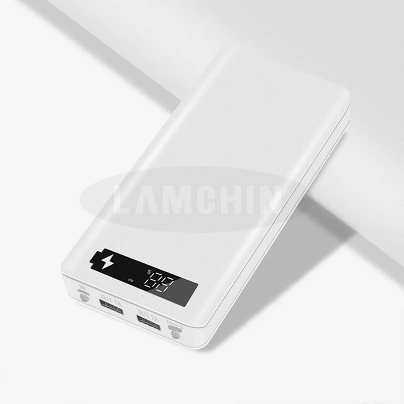 8*18650 Двойной USB внешний аккумулятор корпус батареи 5 В/2 а 10 Вт Быстрая зарядка DIY чехол для зарядного устройства для IPhone samsung с посылка