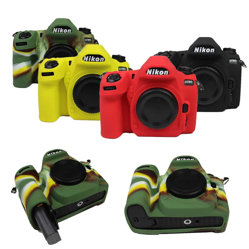 Nuova Gomma Di Silicone Della Cassa Della Pelle Per Nikon D780 Camera Bag Video D780 Di Protezione Della Copertura Del Corpo