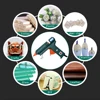 150W Hot Melt Glue Gun Temperature Adjustment, Various match to choose ,Replaceable Nozzle,Use 11mm Glue Stick for Repair Tool 6