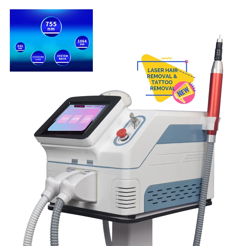 I'm hungry Displacement Store 800w diode picosecond laser 2 in 1 picosecond laser tattoo removal Nd yag  laser / 808 diode laser hai removal machine|Tattoo accesories| - AliExpress