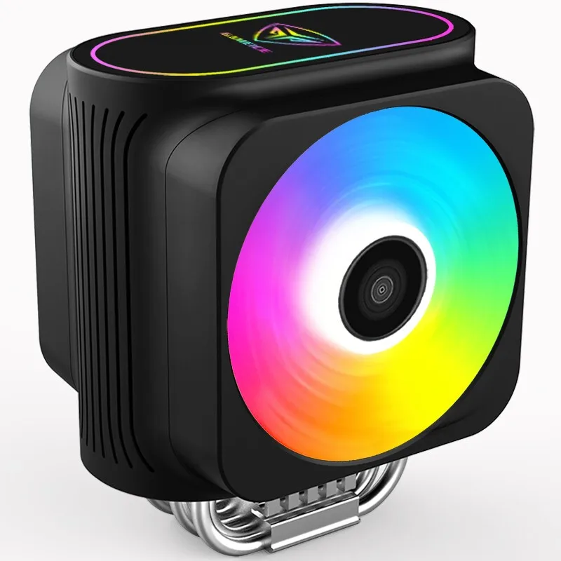 Pccooler Gi-D66A Cpu Cooler 6 Tubi Di Calore Dual Silent Fans Rgb Cooler Con Controller Adatto Per Intel 115X 2011 2066 Amd Am4