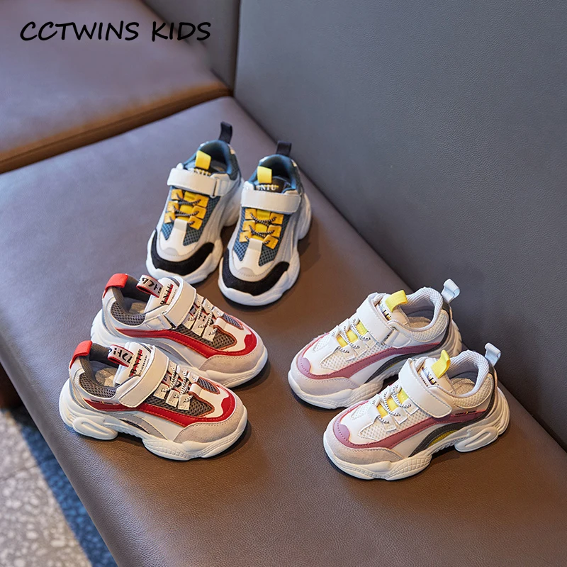 Детская обувь CCTWINS весна 2020 сетчатые спортивные кроссовки для девочек брендовая