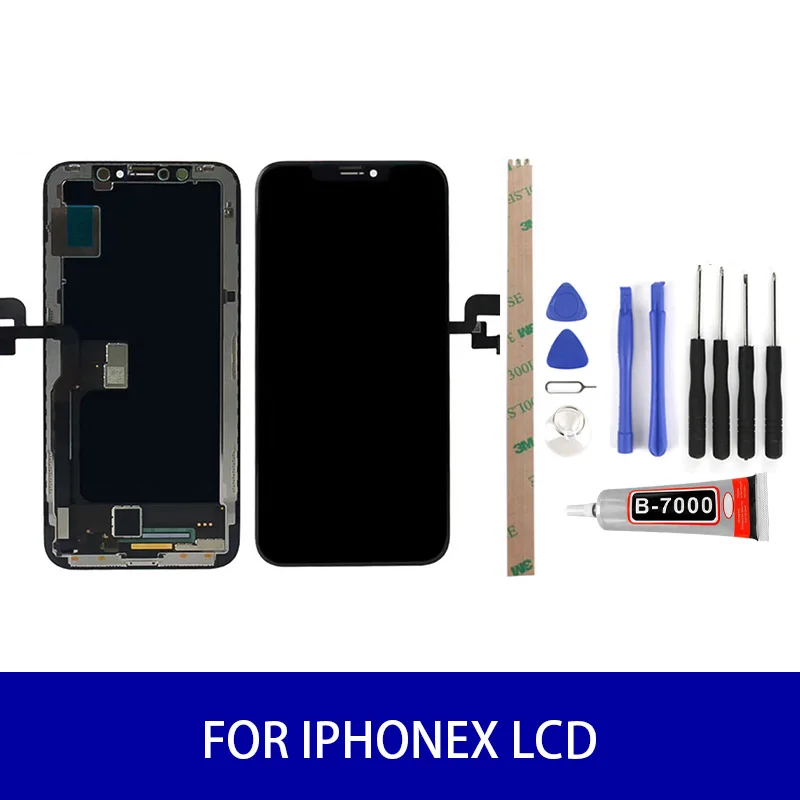 ЖК-дисплей для Iphone x Oled сенсорный экран в сборе запасные части инструменты 100% тест
