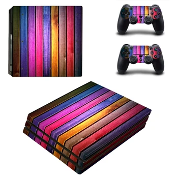 

Wooden Texture Style Skin Sticker for PS4 Pro Console And Controllers Decal Vinyl Skins Cover Style 1321