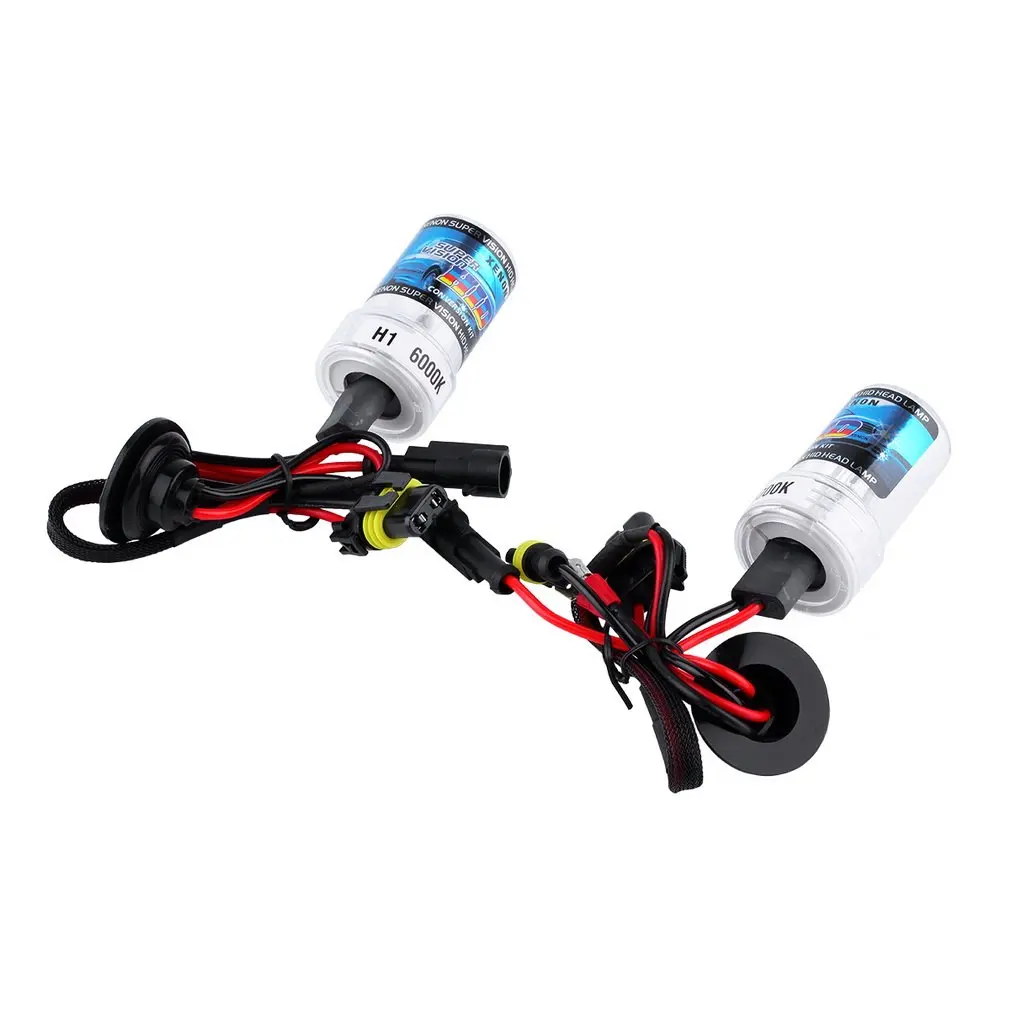 HID Xenon одноламповый комплект 12 в 35 Вт 6000 К H1 цифровая фара портативные автомобильные лампы запасные части для автомобиля
