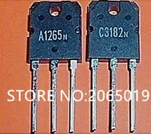 

5PAIR/10PCS 2SA1265N 2SC3182N A1265N C3182N TO-3P