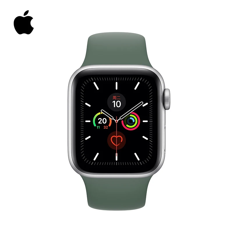 PanTong Apple Watch Series 5 40 мм алюминиевый чехол со спортивным браслетом, спортивные Смарт-часы для телефонов Apple, авторизованные онлайн-продажи