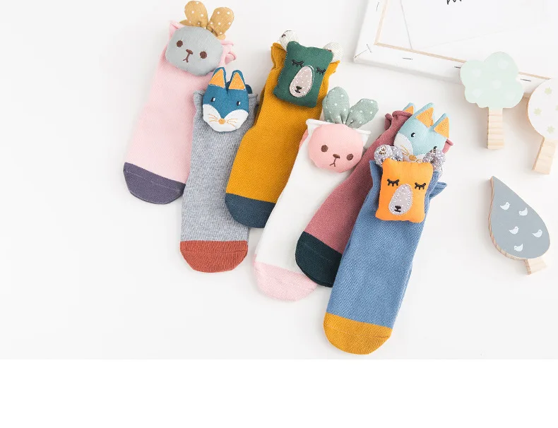 Маленькие детские носки-тапочки из альпаки, весна г., стиль детские носки с нескользящей подошвой и рисунком куклы хлопковые носки для детей от 1 до 2 лет, 3