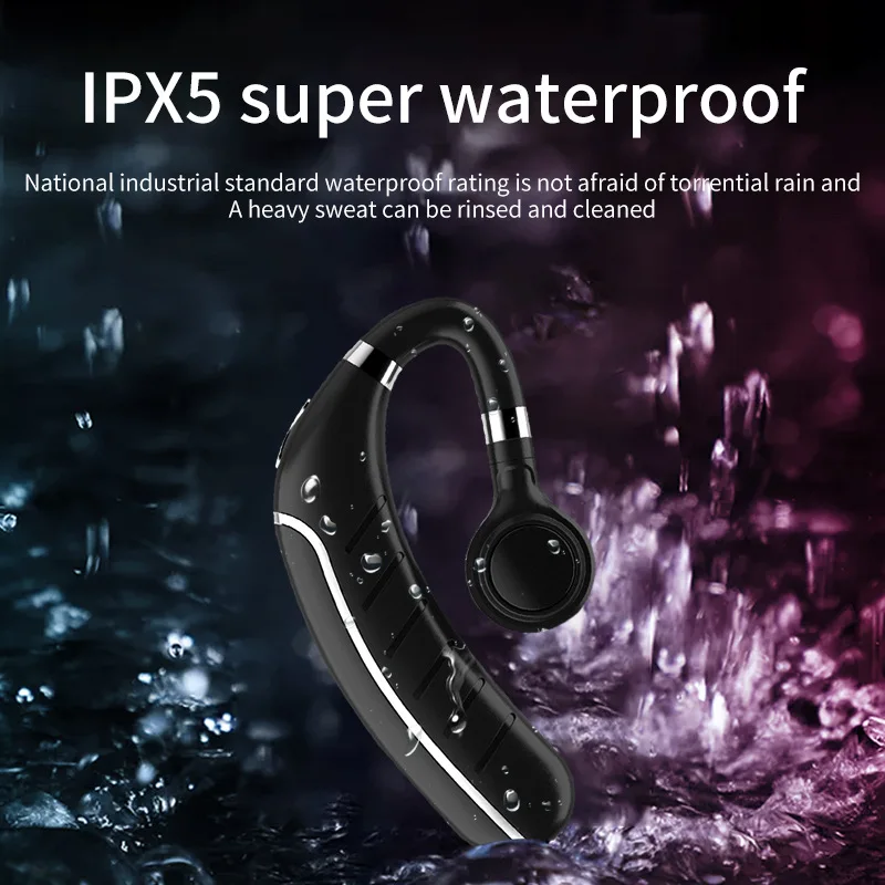 Bluetooth 5 0 Earphone Wireless Headphone Handsfree Headset Earbud With HD Microphone for Driver Sport Phone for IPhone Xiaomi