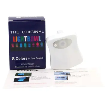 

Smart PIR Motion Sensor Toilet Seat Night Light 8 Colors Waterproof Backlight For Toilet Bowl LED Luminaria Lamp Toilet Light