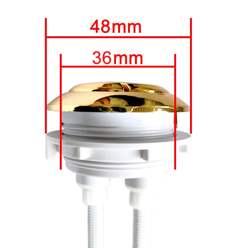 Dual Flush Toilet Push Button for Bathroom