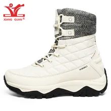 Прогулочная обувь для мужчин; водонепроницаемые зимние плюшевые теплые зимние ботинки для альпинизма; тактические ботинки для женщин; уличные спортивные треккинговые кроссовки
