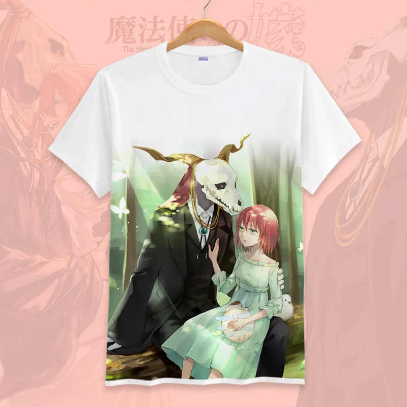 Mahoutsukai no Yome Элиас Эйнсворт Футболка костюмы для косплея Chise Hatori Ожерелье летняя
