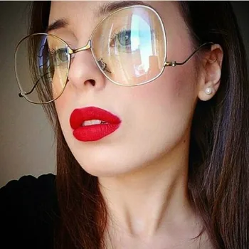 

New Hot Frame Classic Clear Glasses Gold Frame 2020 Vintage Sunglass Women Men Optical UV400 Aviation eyeglass Transparent Clear