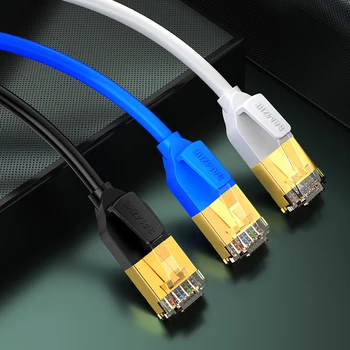 

SAMZHE Cat7 Ethernet Cable RJ 45 Network Cable SFTP Lan Cat 7 RJ45 Patch Cord for Router Laptop Cable Ethernet