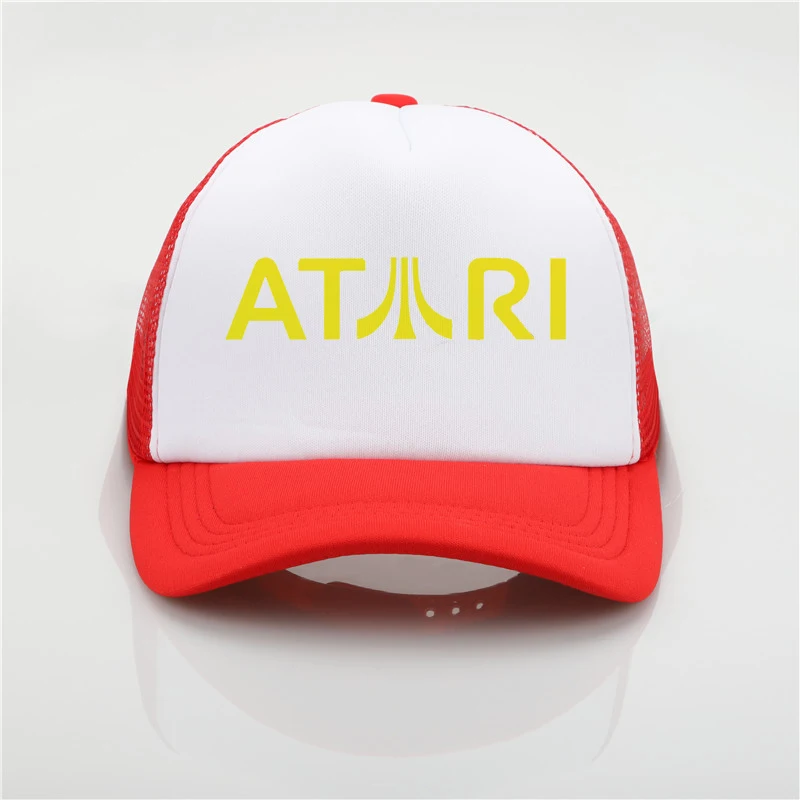 Модная шапка с сеткой Atari с принтом бейсбольная кепка для мужчин wo летняя трендовая Кепка новая молодежная Джокер Солнцезащитная шляпа пляжный козырек шляпа