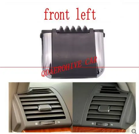 QDAEROHIVE A/C Air Vent Outlet Tab зажим Ремонтный комплект автомобильные аксессуары 1 шт. для Toyota camry 2006-2011 - Название цвета: front left 1 pcs