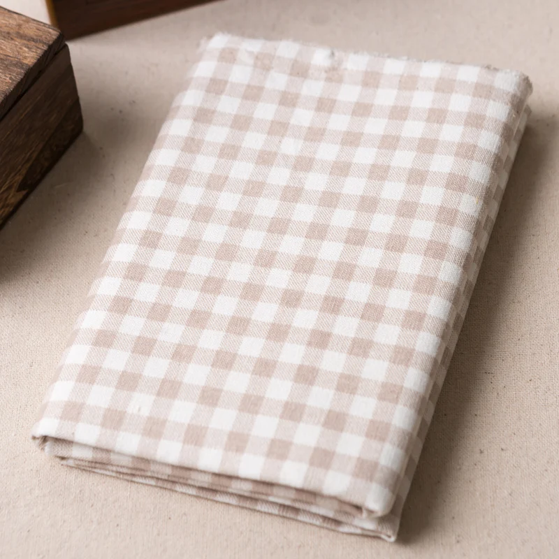 New Linen Plaid Fabric Tablecloth Curtain Cotton And Linen Table Cloth Table Cover скатерть для стола Tablecloth Manteles De Mes