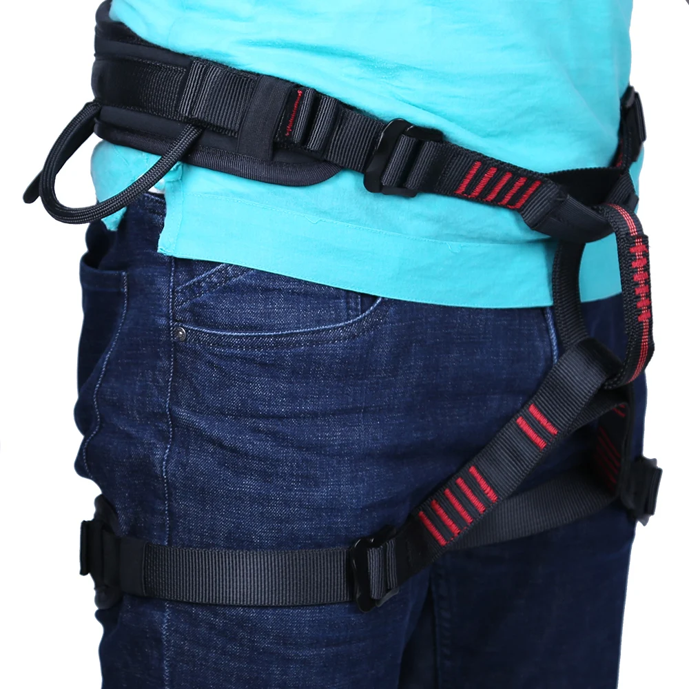 Outdoor Rock Climbing Harness Safety Sit Bust Belt Mountaineering Tree Surgeon Rappelling Rescue Fall Protection