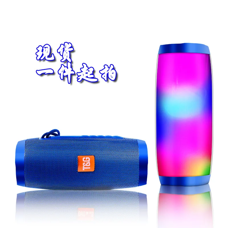 tws Portable Bluetooth Speaker Wireless Bass Stereo Sound System Karaoke With Led Light outdoor caixa de som Support TF FM Radio |