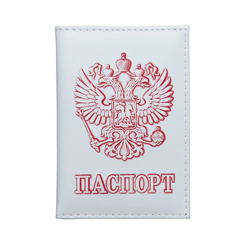 Российские паспорта держатели для путешествий Высокое качество Обложка для паспорта Модные мужские и женские многоцветные водонепроницаемые паспортные пакеты - Цвет: red
