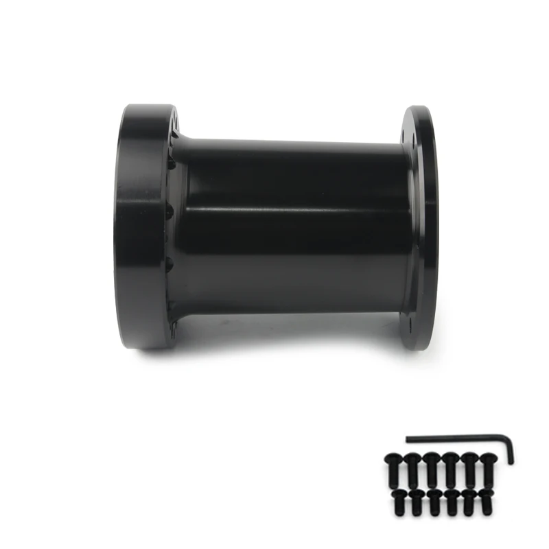Universal Steering Wheel Hub Spacer 12/51/76/101 mm Steering Wheel Hub Boss Kit Adapter Spacer Black