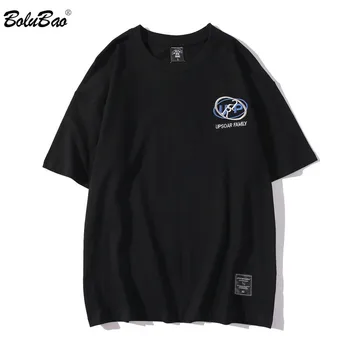

BOLUBAO Men's T-Shirt New Fashion Brand 2020 Simple Men T Shirts Street Style Couples Casual Tee Shirt Top Men