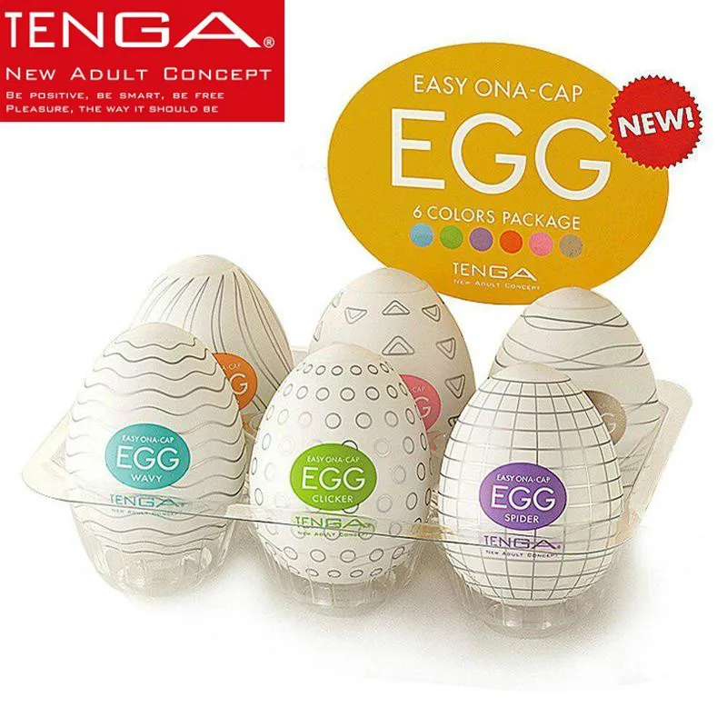 Tenga портативные яйца для мастурбации силиконовый мастурбатор мужчин 6*5 5 см