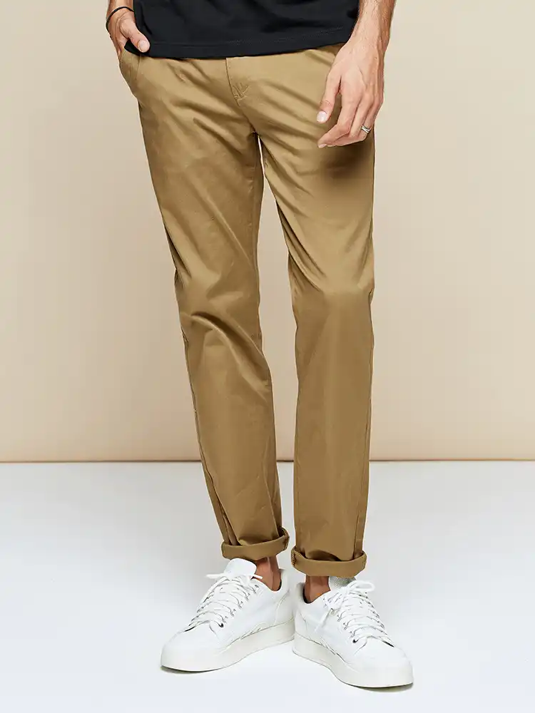 khaki slacks
