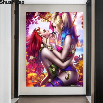 

sexy girls gay 5D Diamond Painting full Square Round drill DIY Diamond Embroidery sale Valentine's Day lover gift
