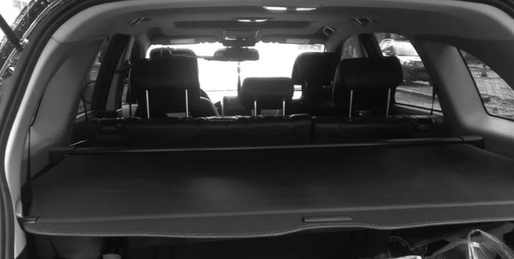 

High Quality Aluminum + Canvas Black Rear Cargo Cover Fit For Chevrolet Captiva Seven Seat 2007 2008 2009 2010 2011 fast ship