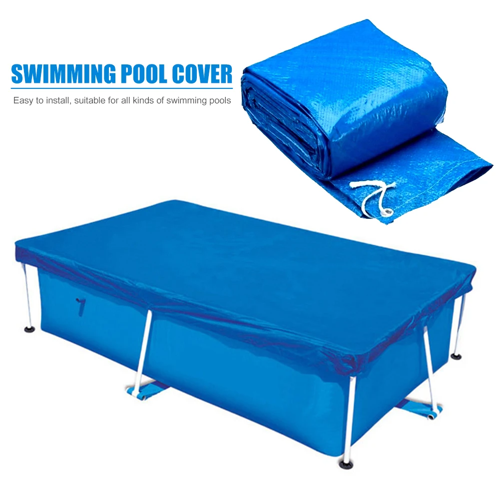 Pe Swimming Paddling Pool Cover Tarpaulin Waterproof Swim Pool Tub Rain