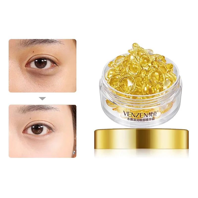 30Pcs/Bottle Eye Serum Capsules Essence Anti-Aging Bags Fine Lines Dark Circle Moisturizing Patches Skin Care |