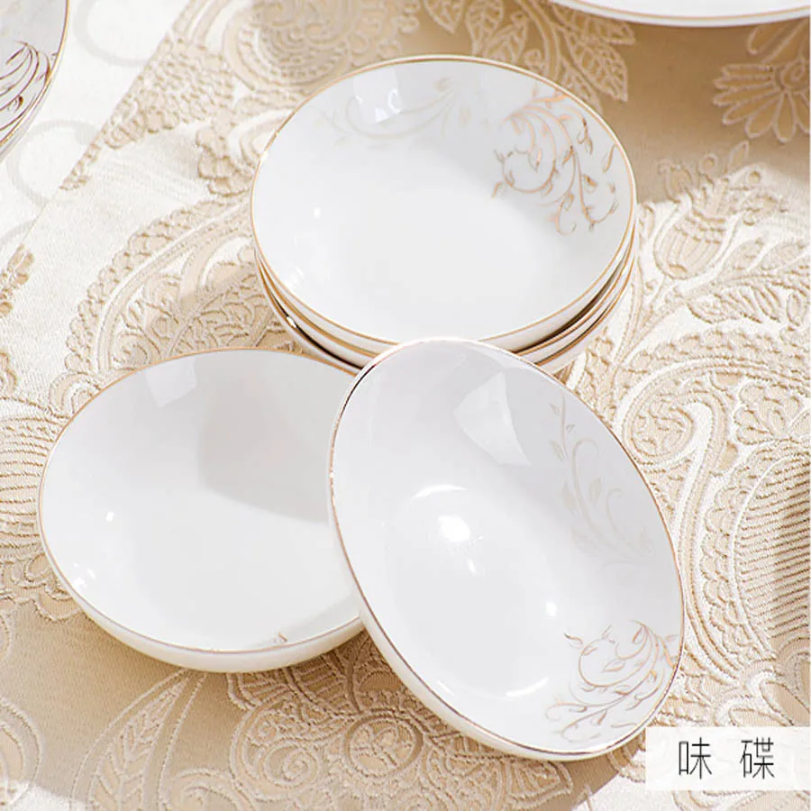 60 насадок для посуды домашняя Европейская столовая посуда jingdezhen