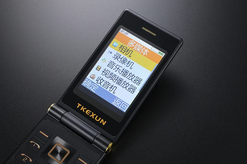 TKEXUN M2 PLUS 3g WCDMA флип-телефон 3,0 ''большой ключ шрифт сенсорный экран мобильный телефон один ключ циферблат старый человек Celulares PK G10 FM